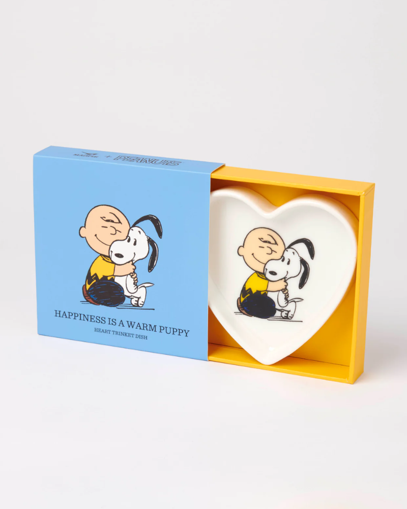 Peanuts Puppy Happiness Heart Trinket Dish