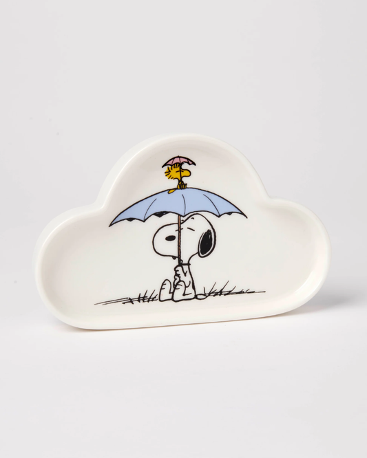 Rainy Day Umbrella Peanuts Cloud Shaped Trinket Dish