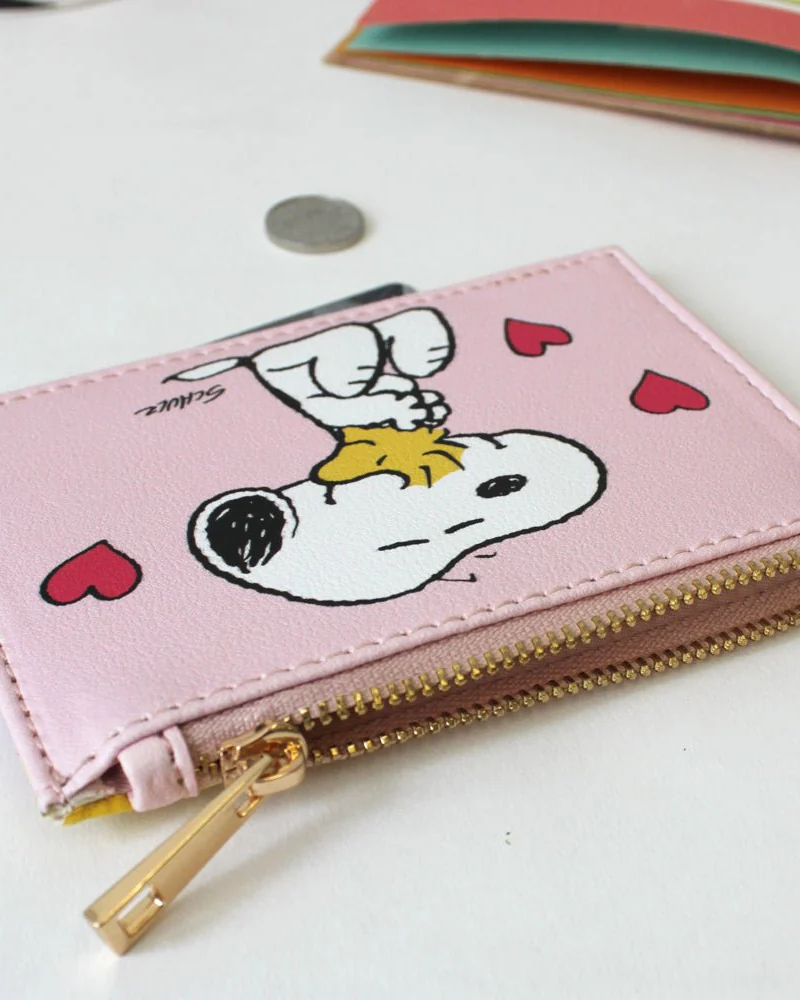 Peanuts Snoopy Love Zip Purse