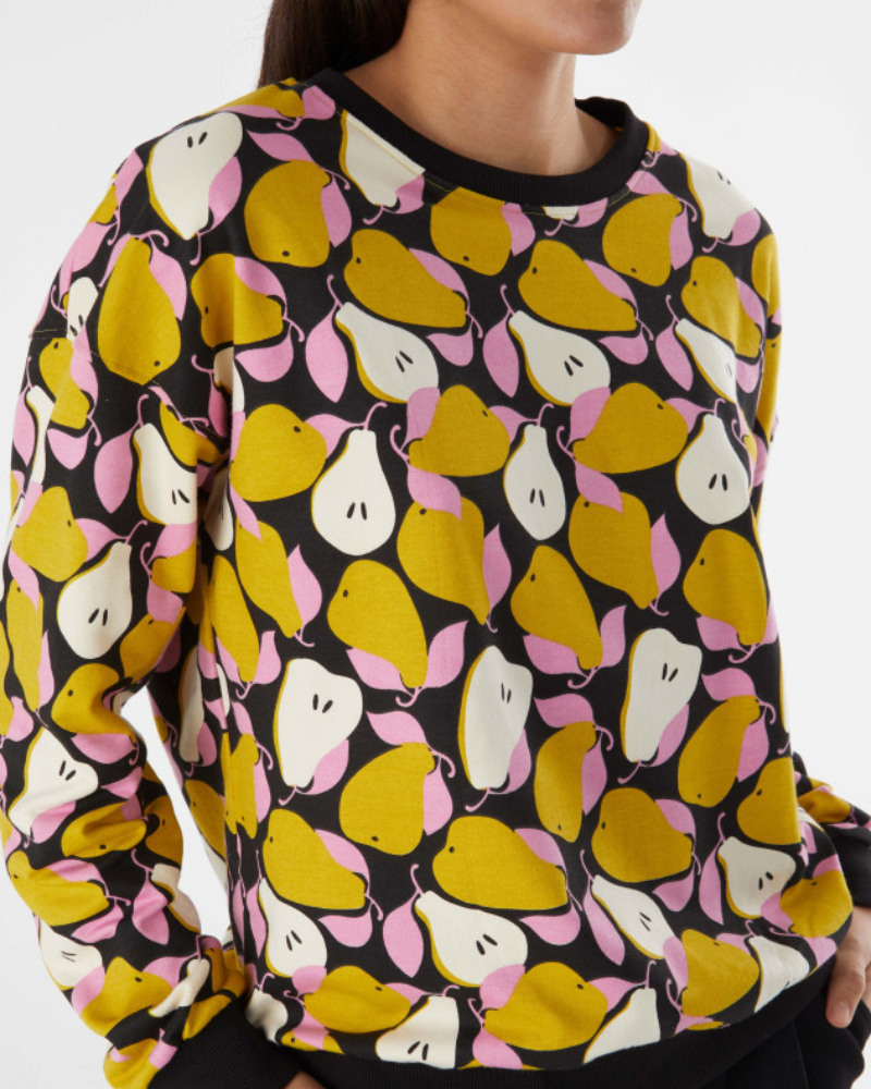 Pear Print Sweatshirt By Compania Fantastica