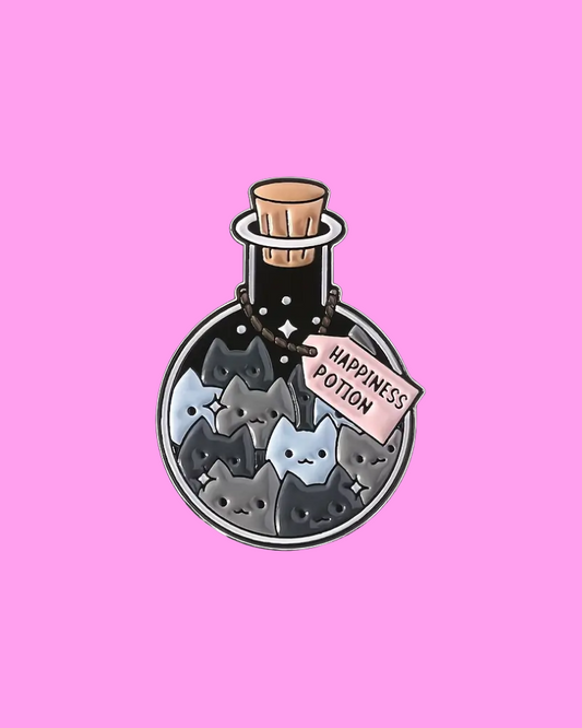 Magic Cats Potion Enamel Pin Badge