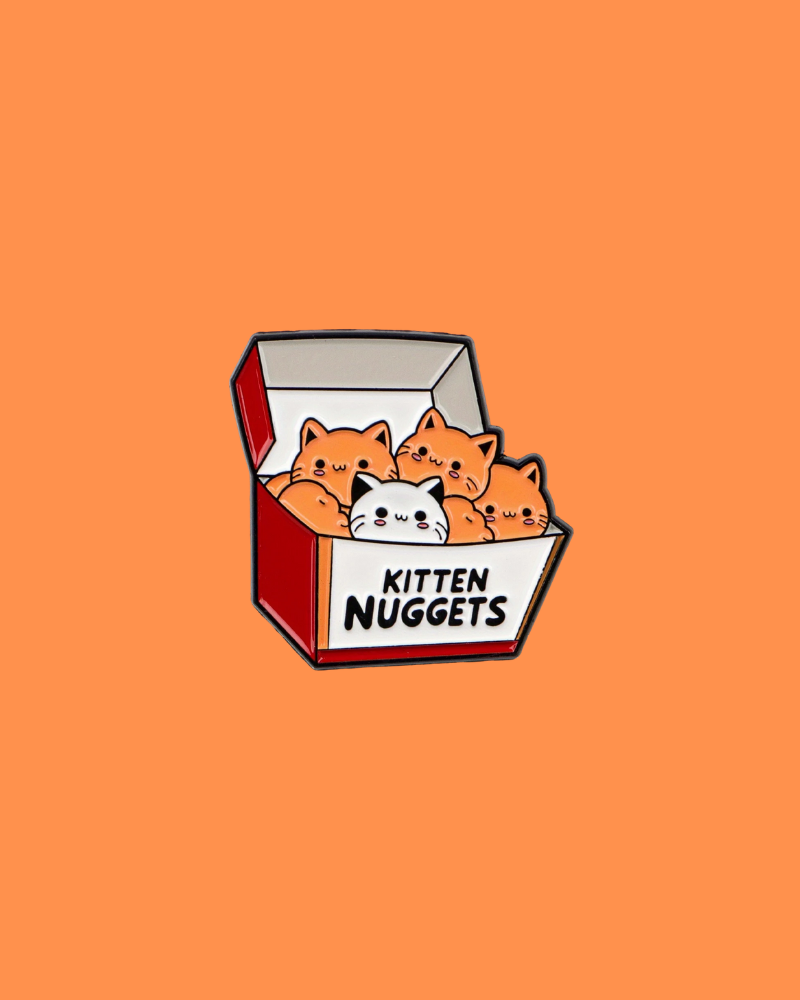 Kitten Nuggets Enamel Pin Badge