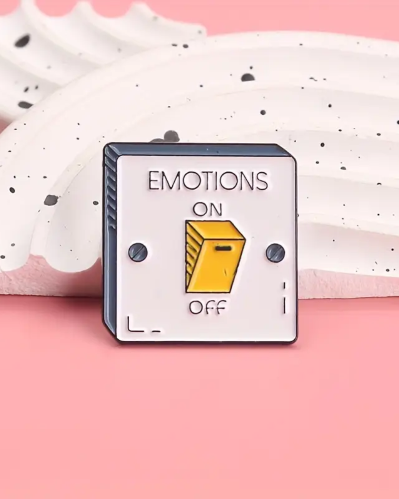 Emotions Switch Pin Badge