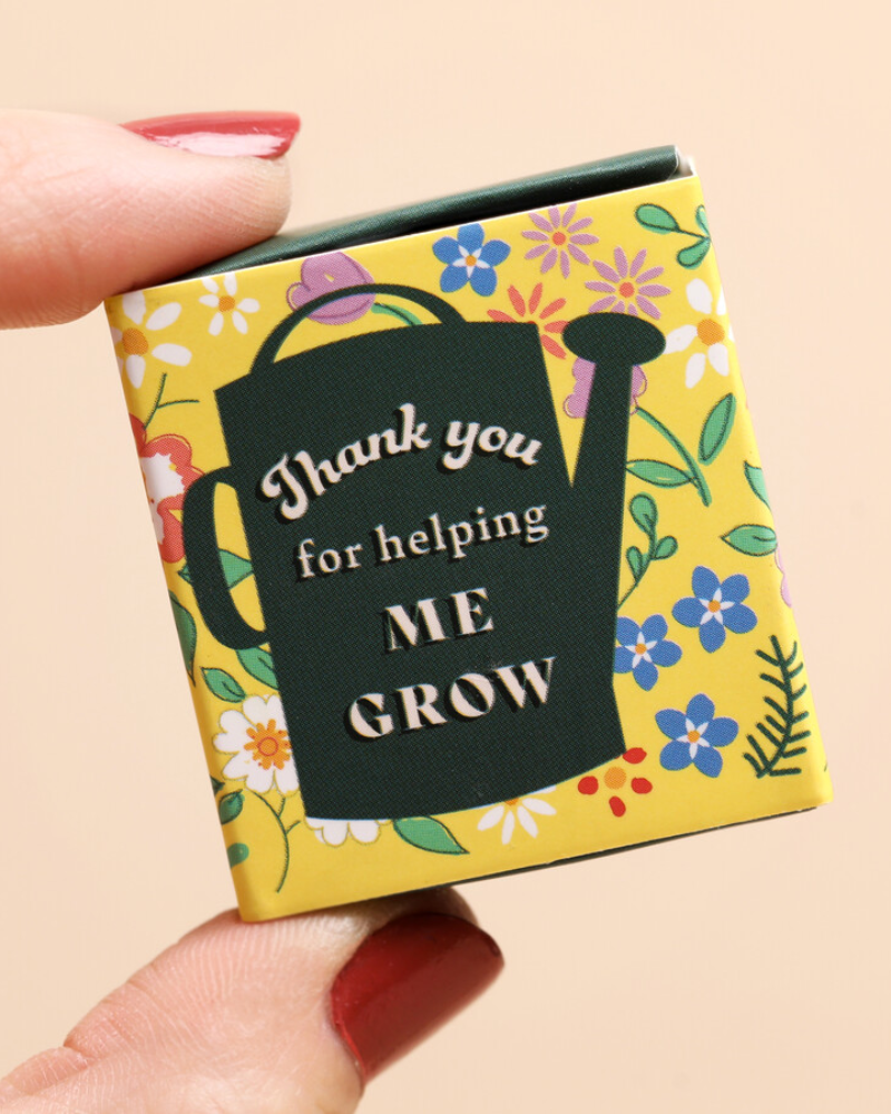 Plant Grow Ceramic Token In Matchbox