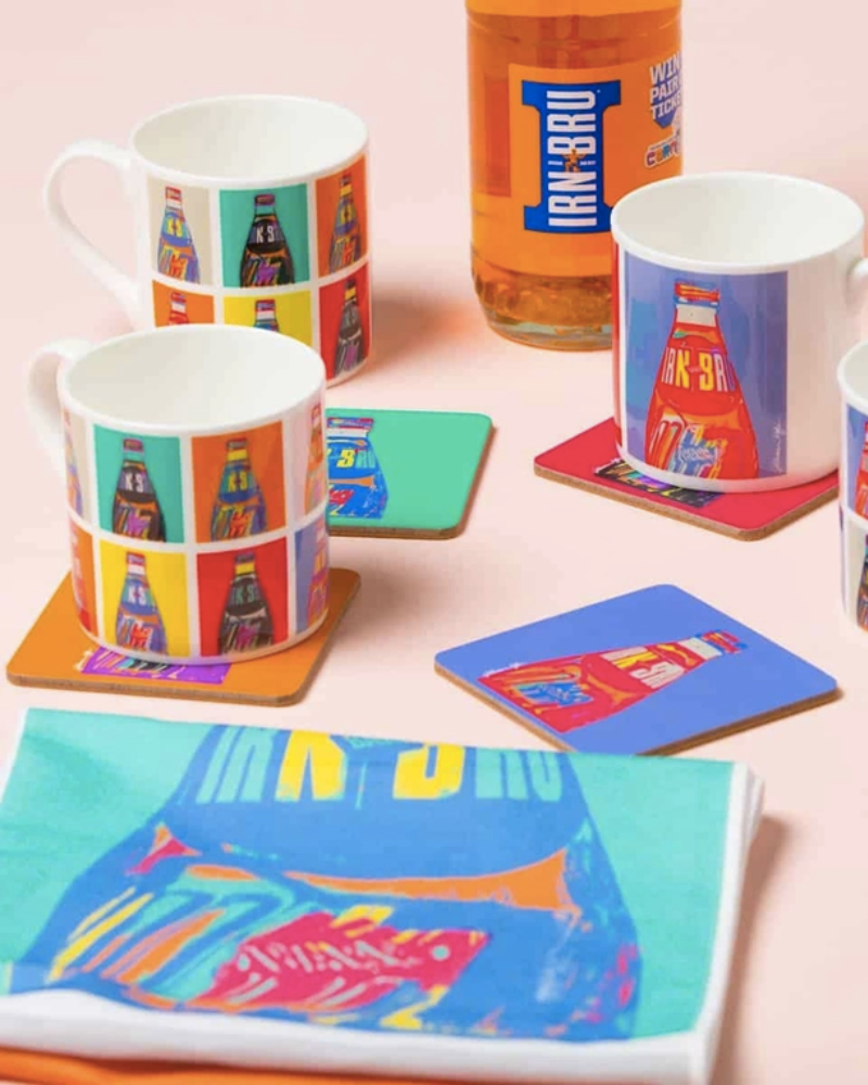 Irn Bru Pop! Chunky Mug Multicolour By Gillian Kyle