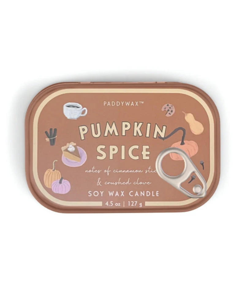 Pumpkin Spice Bistro Tin Candle Paddywax