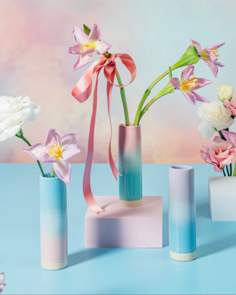 Pastel Ombre Bud Vase Assorted