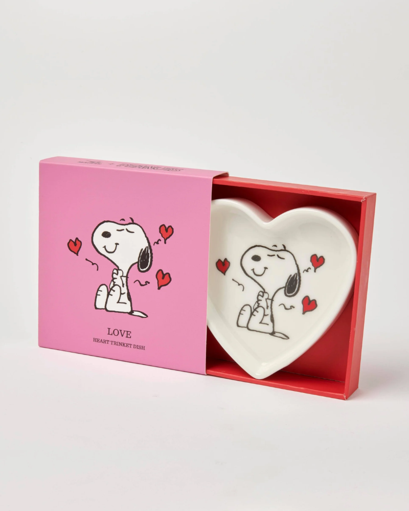 Peanuts Heart Shaped Trinket Dish - Love