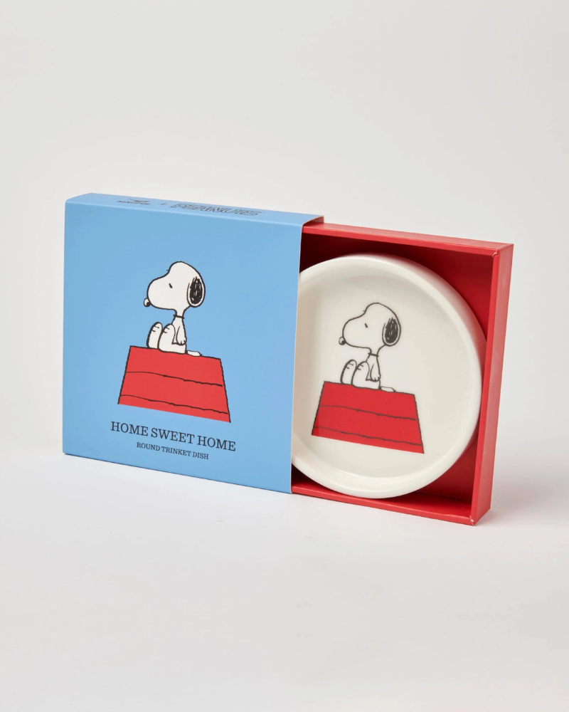 Peanuts Round Shaped Trinket Dish - Home Sweet Home