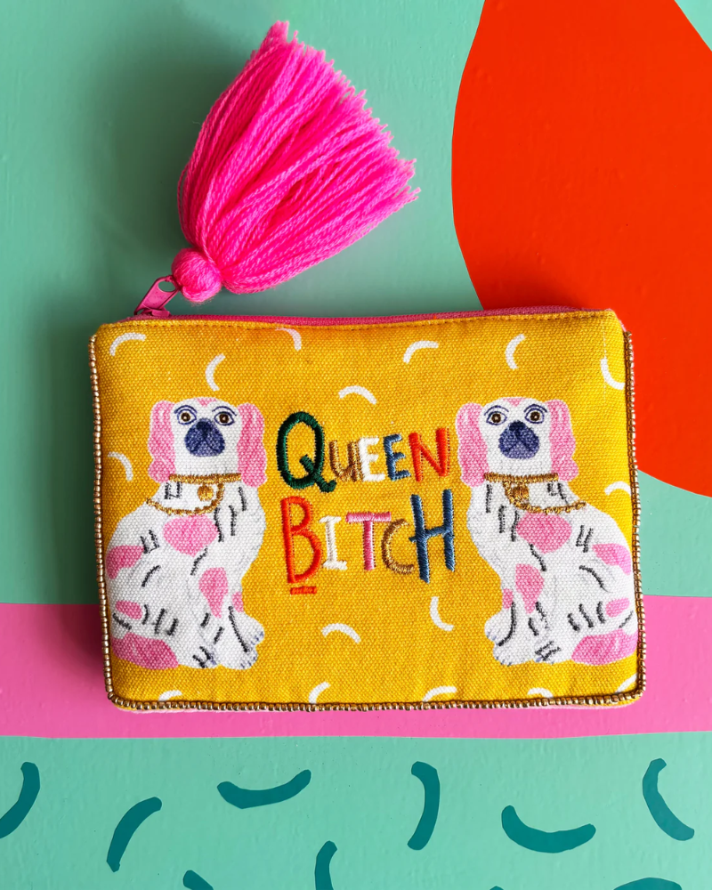Queen Bitch Zipper Pouch