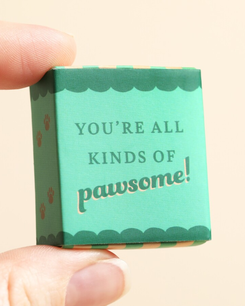 Sausage Dog Ceramic Token In Matchbox
