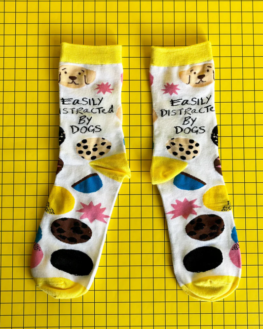 Small Talk 'Distracted by Dogs' Socks