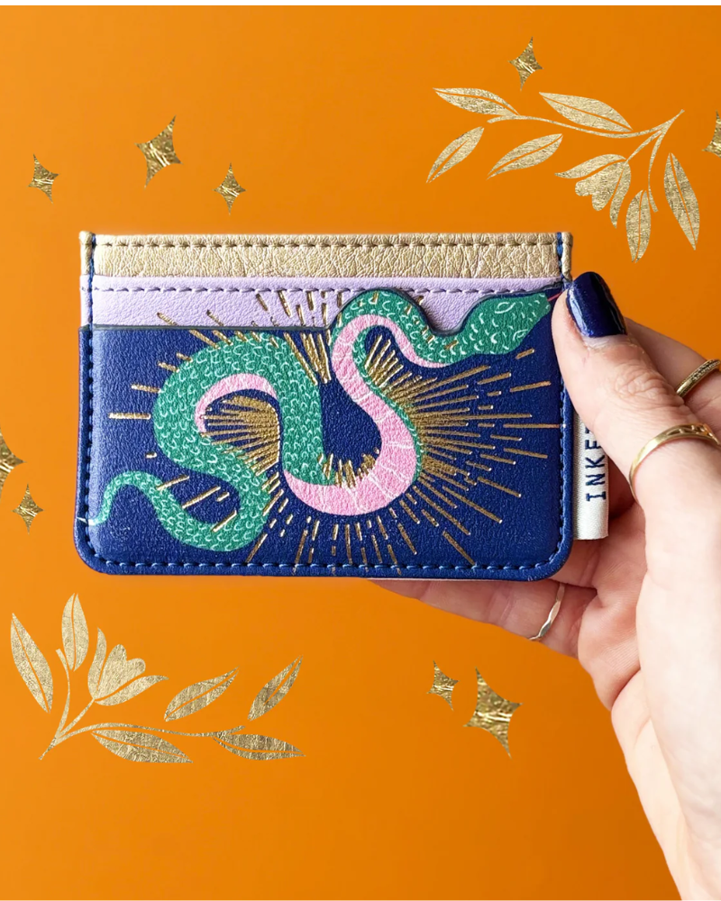 Inked Snake Card Holder