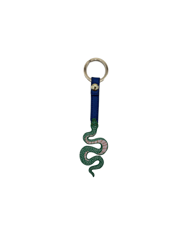 Snake Inked Vegan Leather Keyring