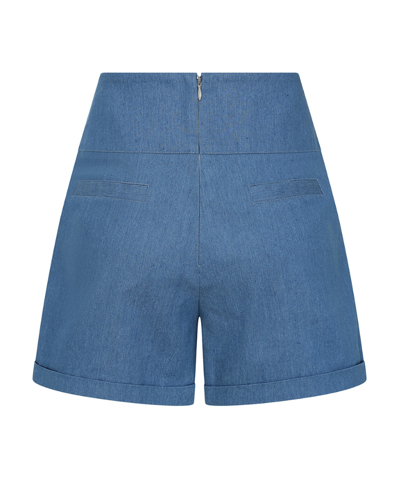 Millie Swallows High Waisted Denim Shorts
