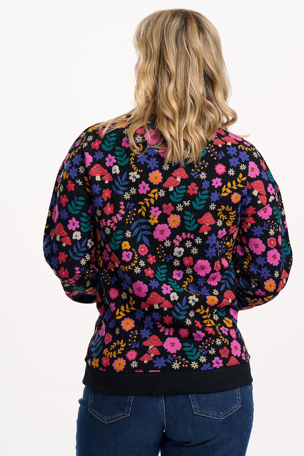 Noah Sweatshirt In Mushroom Floral