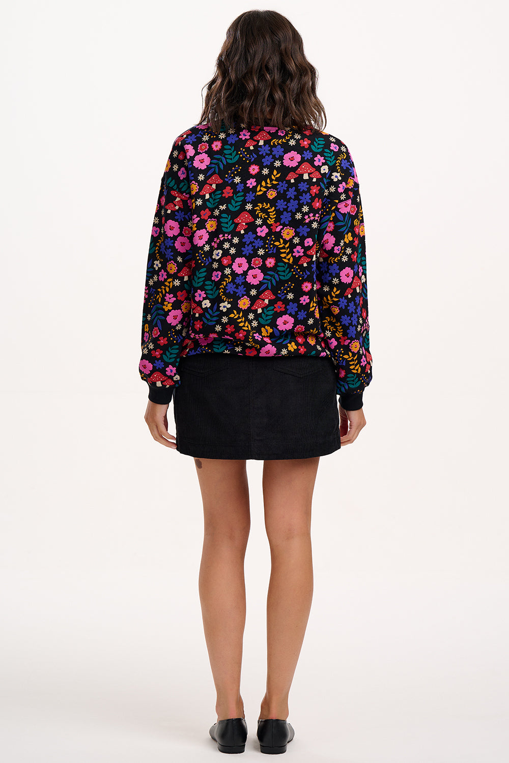 Noah Sweatshirt In Mushroom Floral
