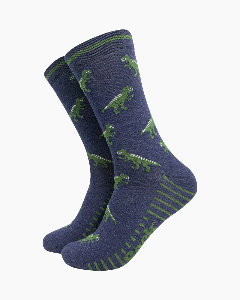 T-Rex Blue Unisex Socks
