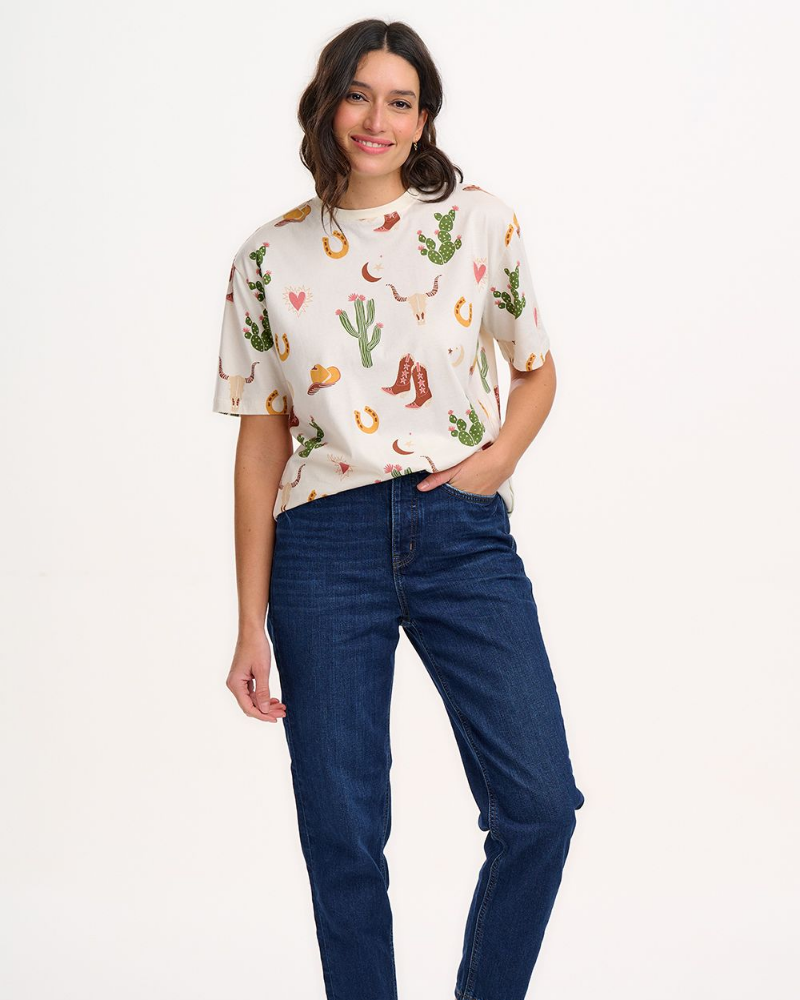 Kinsley Cowgirl Relaxed T-Shirt By Sugarhill Brighton