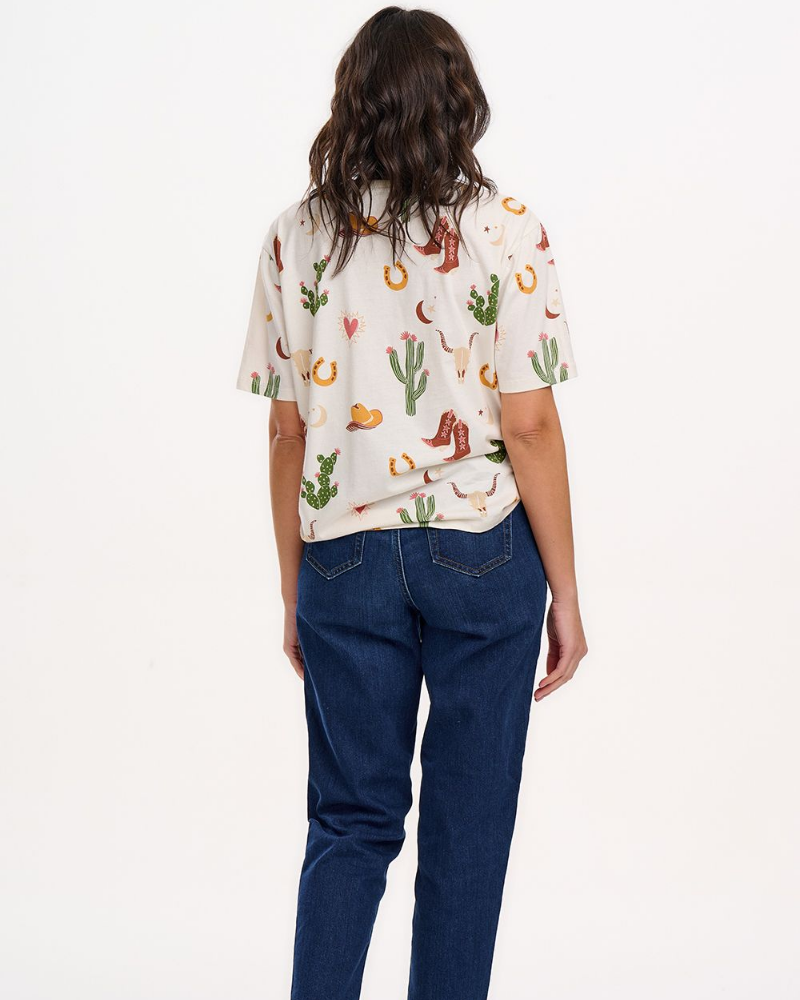 Kinsley Cowgirl Relaxed T-Shirt By Sugarhill Brighton