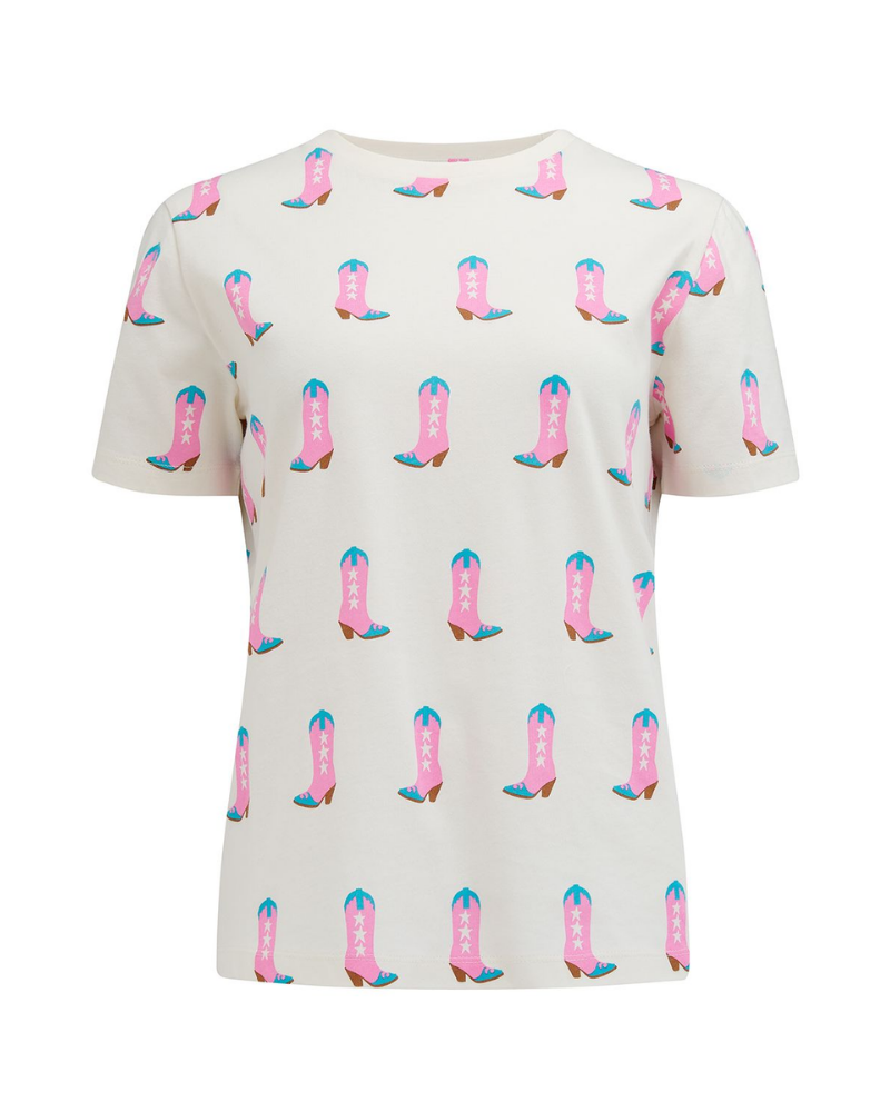 Maggie Cowgirl Boots T-Shirt By Sugarhill Brighton