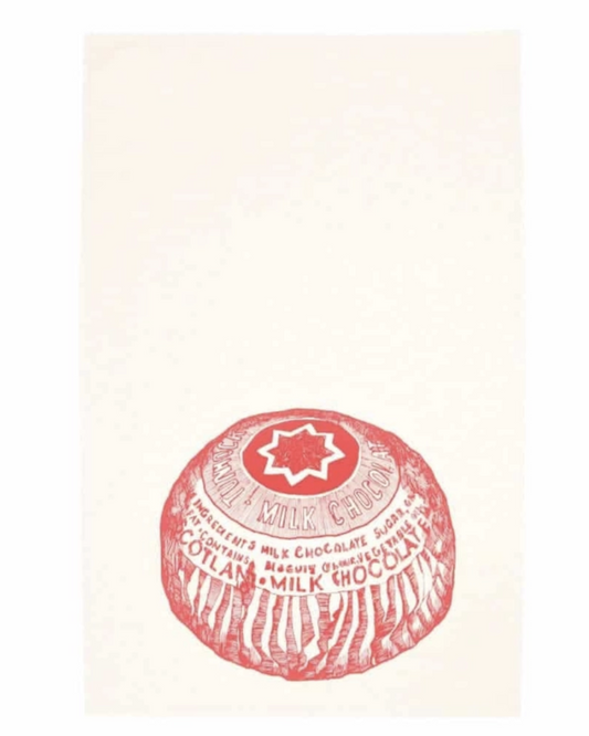 Tunnock's Teacake Tea Towel By Gillian Kyle