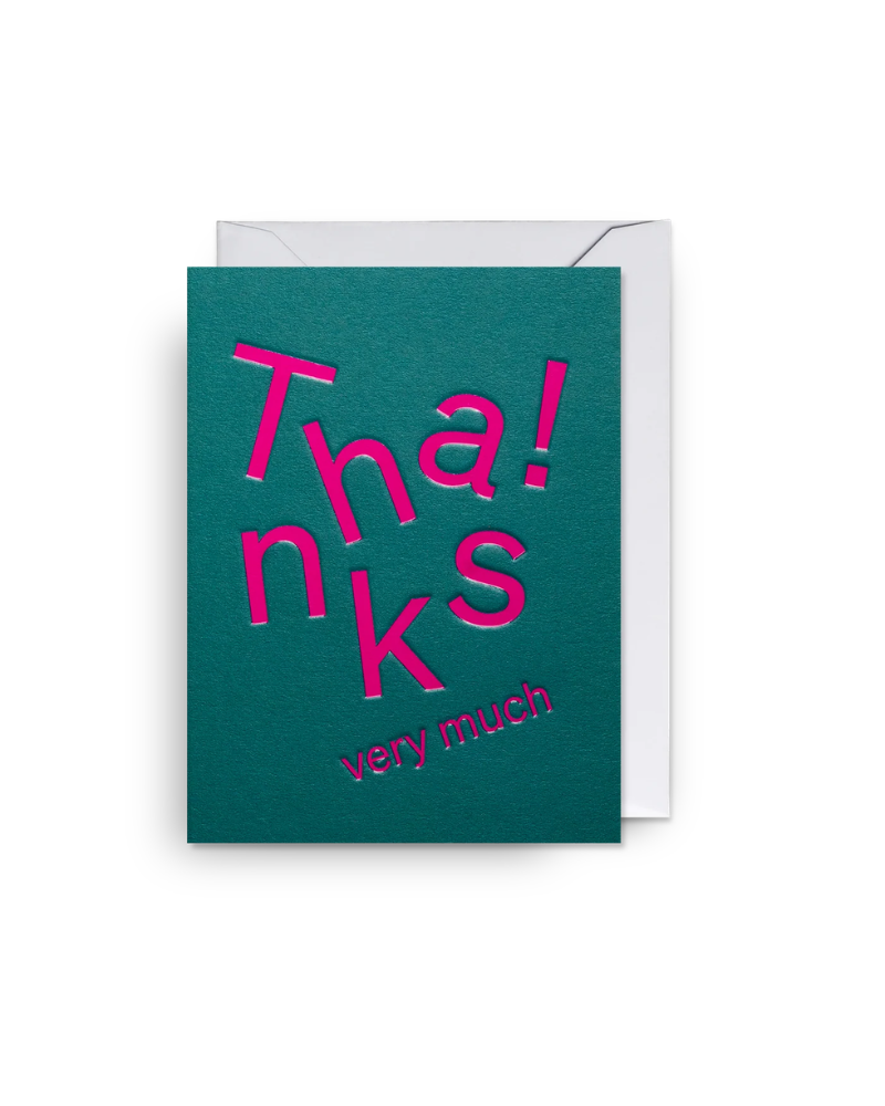 Thanks Very Much Mini Greeting Card