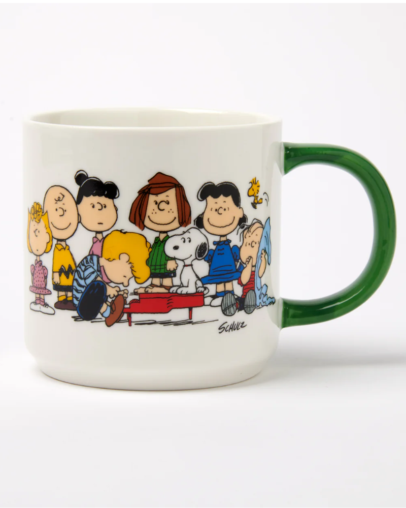 Peanuts Snoopy Gang And House Mug
