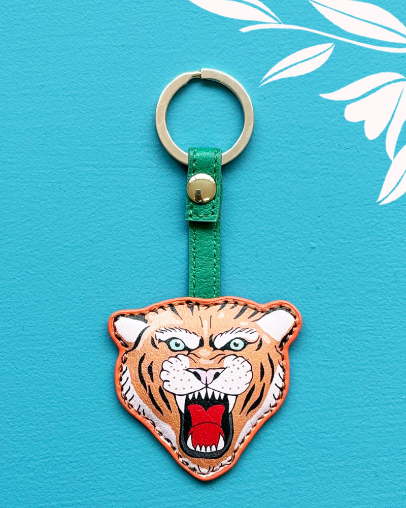Tiger Inked Vegan Leather Keyring