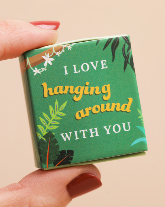 Sloth Tiny Ceramic Token In Matchbox