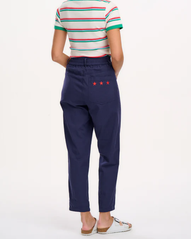 Rowan Star Trousers in Navy