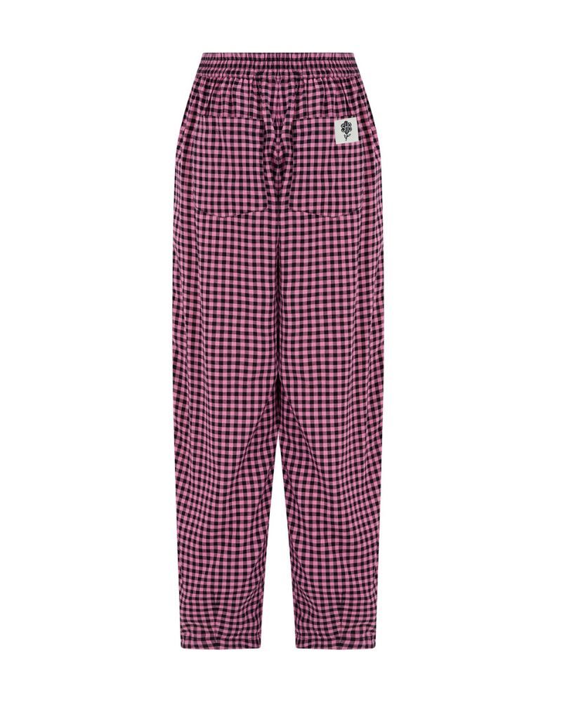 Tyler Pink Gingham Check Trousers