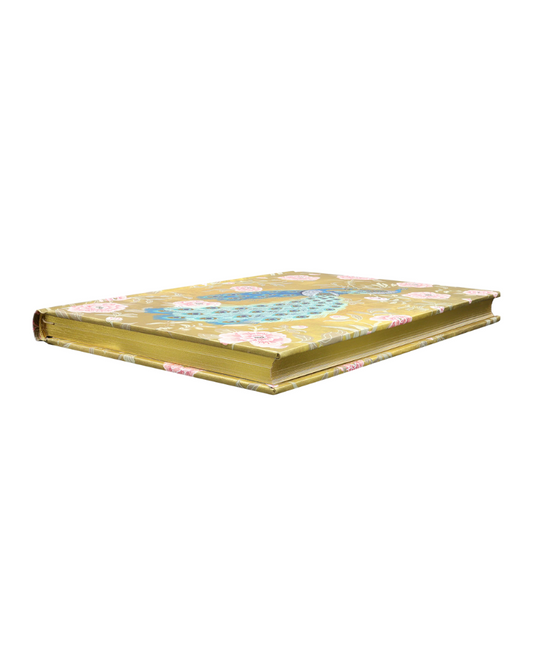Victorian Peacock Gilded Journal