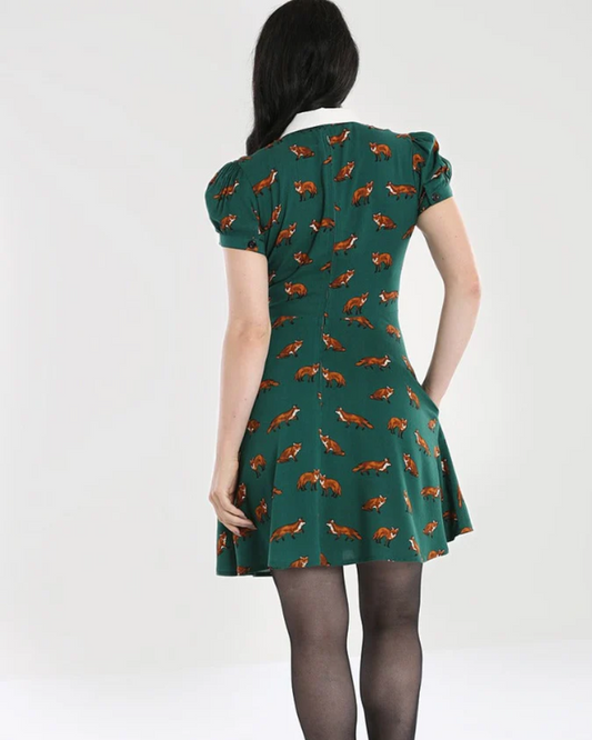 Vixey Foxy Dress In Green