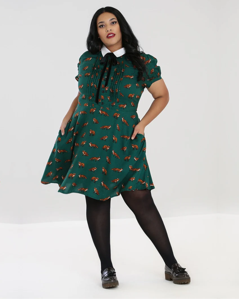 Vixey Foxy Dress In Green