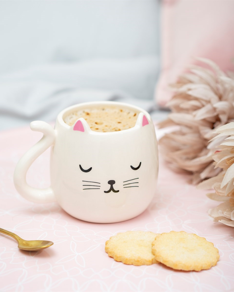 Cutie Cat Shaped Mug