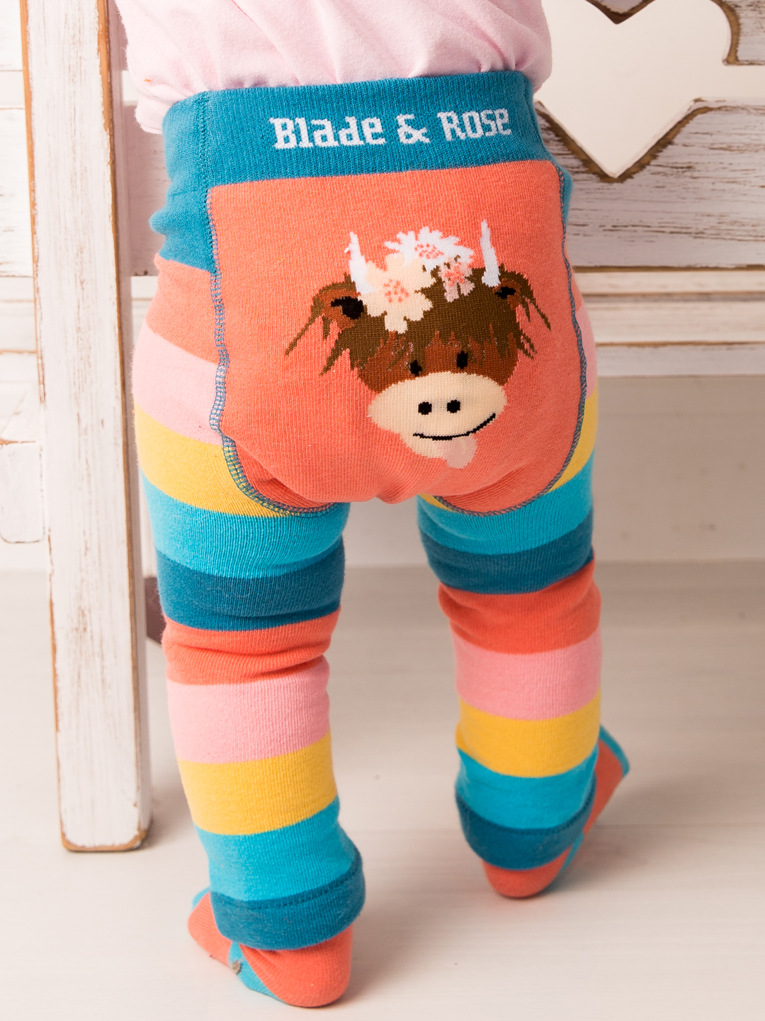 Bonnie Highland Cow Leggings 6-12 Months