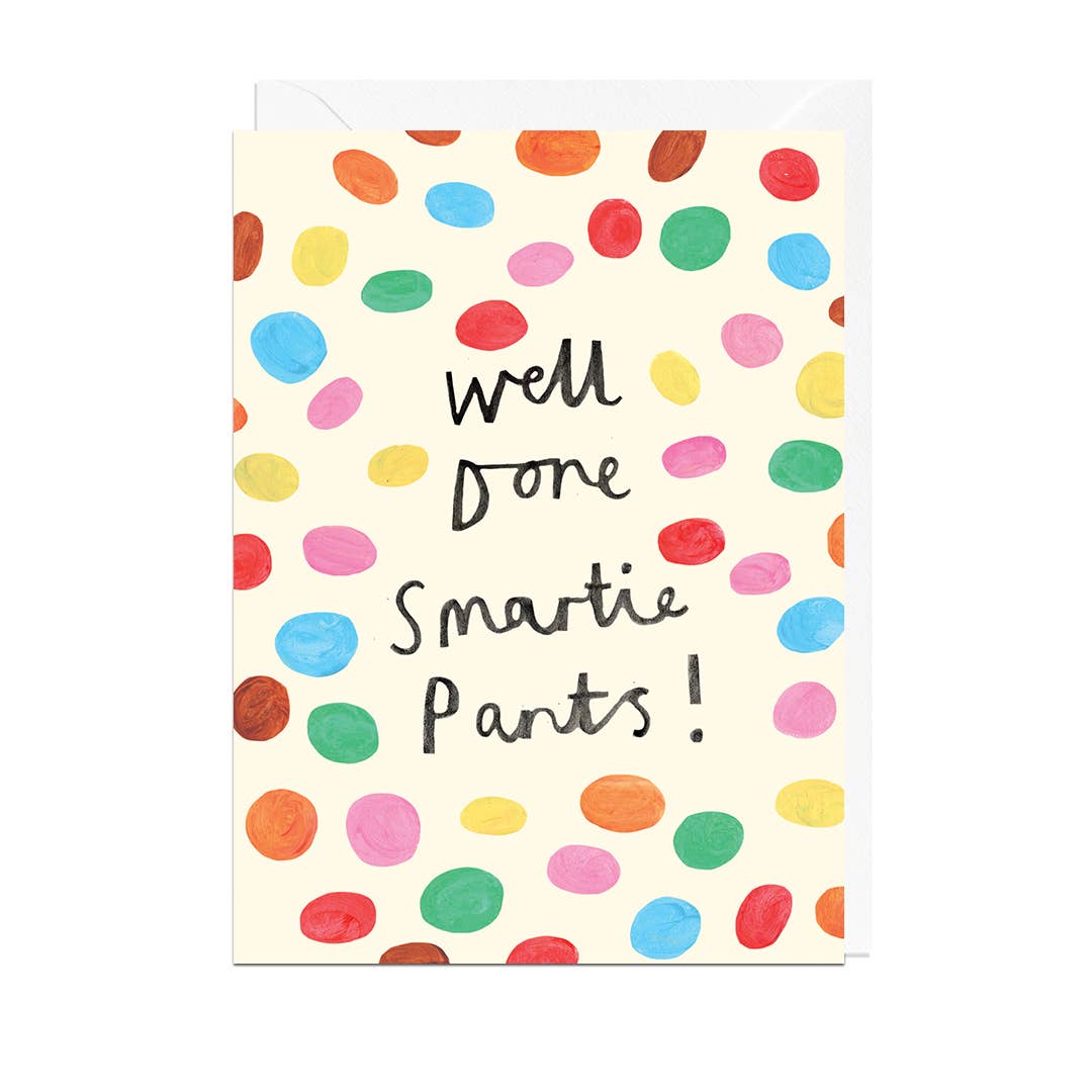 Well Done Smartie Pants Greeting Card