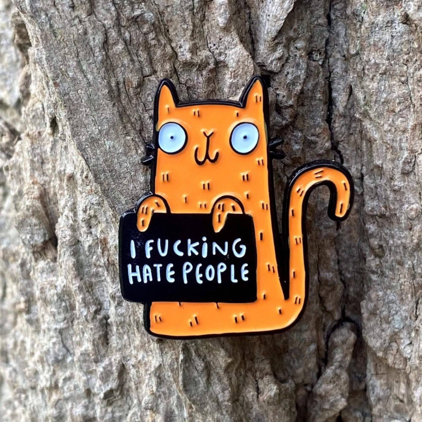 I F*cking Hate People Enamel Pin Badge