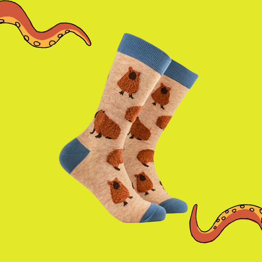 Capybara Fluffies Socks