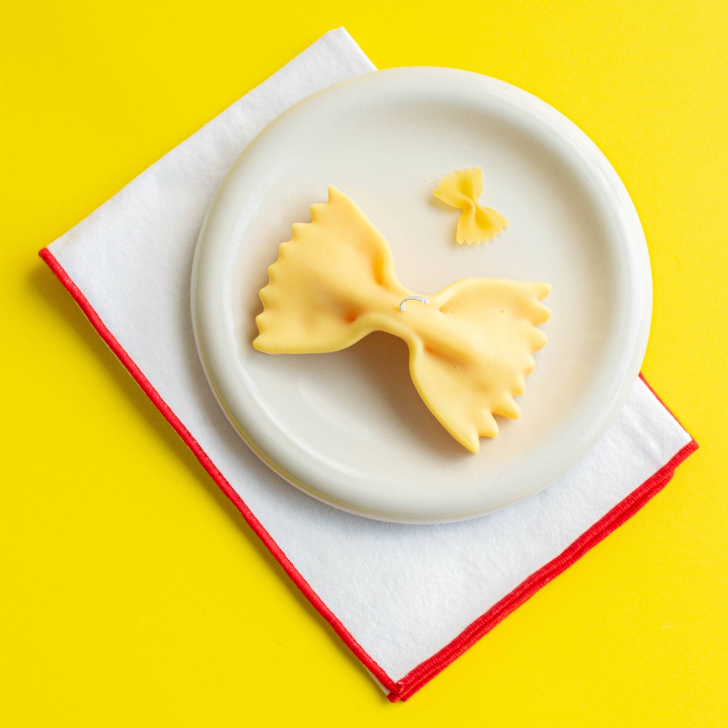 Farfalle Pasta Candle