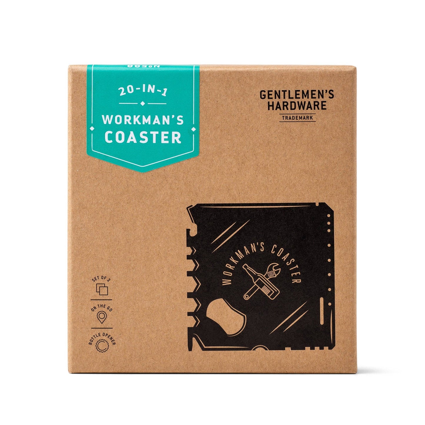 Gentlemen's Hardware Workman's Coaster Multi-Tool Set of 2