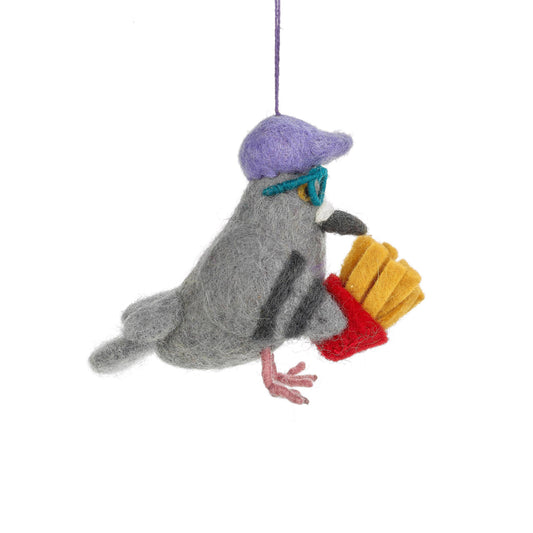 McPigeon Hanging Handmade Felt Decoration