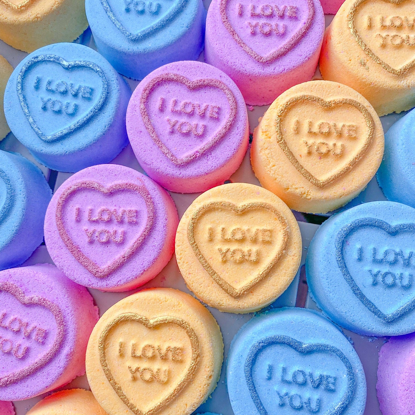 Yellow Candy Heart Bath Bomb
