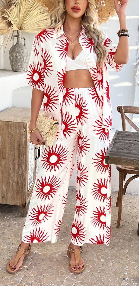 Oversized Printed Shirt