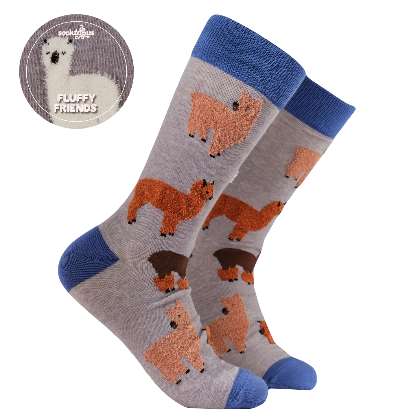Fluffy Alpaca Socks Small
