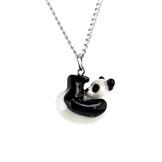 Roly Poly Panda Pendant