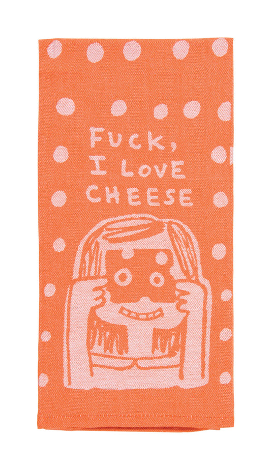 Fuck, I Love Cheese Kitchen Dish Towel
