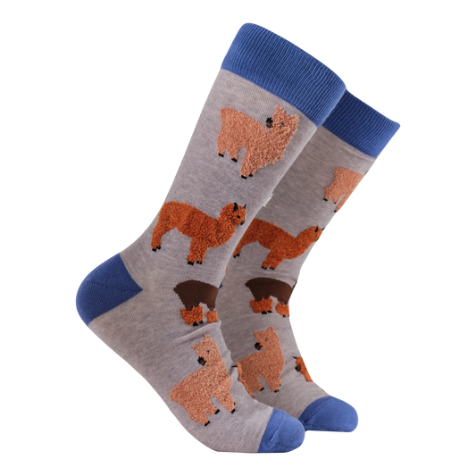 Fluffy Alpaca Socks Small