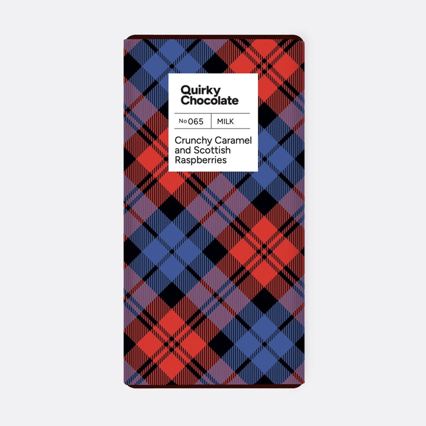 Tartan Crunchy Caramel and Raspberry Chocolate